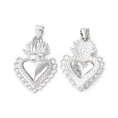 Экологически чистые подвески из латуни с гальваническим покрытием&nbsp;LS-KK-F845-37P-1