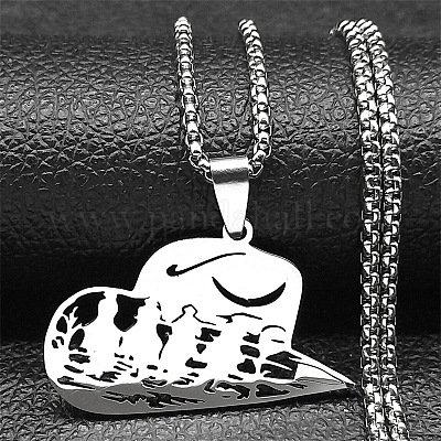 201 кулон из нержавеющей стали в форме ковбойской шляпы с полым сечением NJEW-H065-30P-1