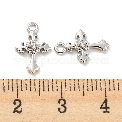 Латунные микро проложить кубического циркония подвески KK-E090-04P-1