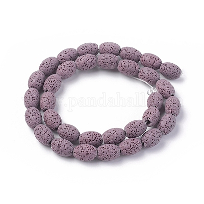 Бусы из натуральной лавы&nbsp;G-F671-03A-03-1