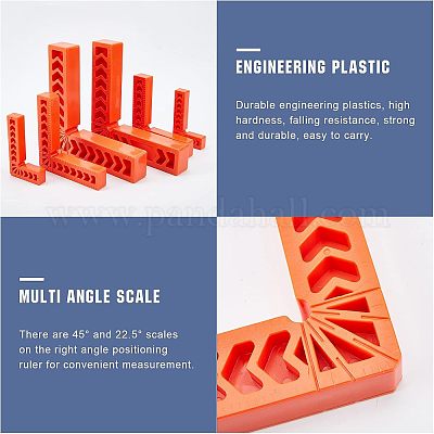 Инженерные пластмассы позиционирующие углы прямоугольные зажимы TOOL-WH0130-24-1