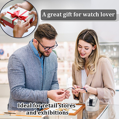 Подставки для часов из дерева с губкой ODIS-WH0038-163B-1