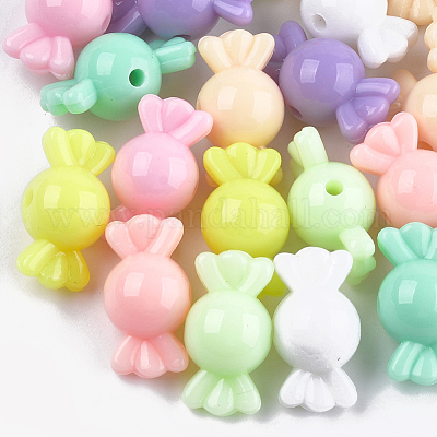 Акриловые бусины&nbsp;MACR-T023-01-1