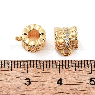 Латунные поручни из прозрачного кубического циркония с микропаве KK-S394-06E-1