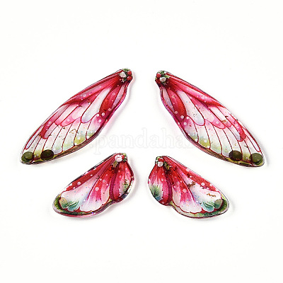 Подвески в виде крыльев бабочки из эпоксидной смолы FIND-N005-65E-1