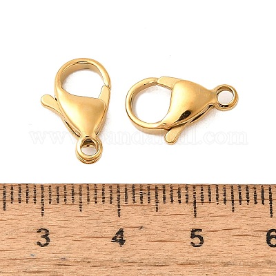 Ионное покрытие (ip) застежки-лобстеры из нержавеющей стали 304 STAS-AB15-G-01-1