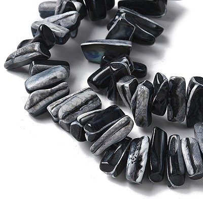 Окрашенные нити натуральных бусин-ракушек трохуса SSHEL-C013-09A-1