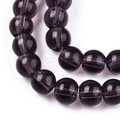 Прозрачные стеклянные бусины GLAA-T032-T4mm-03-1