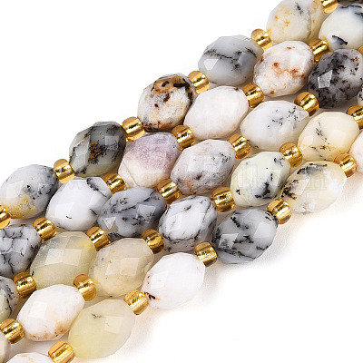 Натуральный цветок опаловых нитей&nbsp;G-N342-35-8x6-14-1