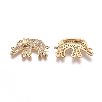 Соединители из латуни с микрочастицами и кубическим цирконием&nbsp;ZIRC-K081-49G-1