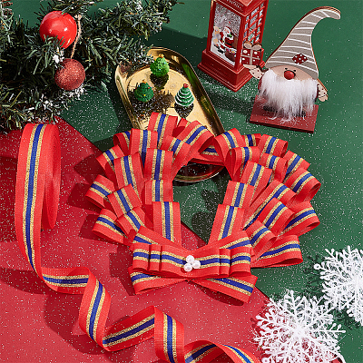 25 ярд блестящей полиэфирной ленты с блестками OCOR-PH0002-37C-1