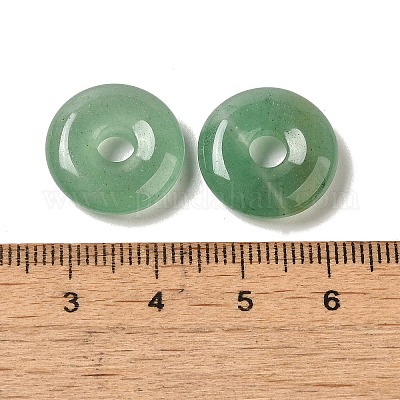 Естественный зеленый авантюрин подвески G-C066-02G-1