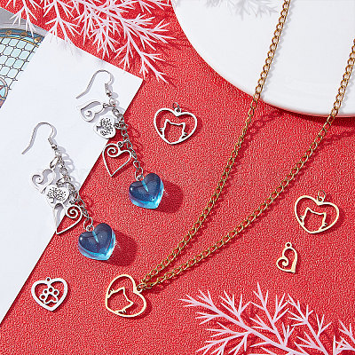 Подвески из нержавеющей стали в стиле 24шт. STAS-GA0001-18-1