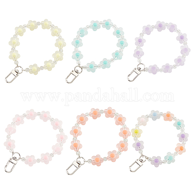 6 шт. 6 цвета конфетного цвета HJEW-WR0001-05-1