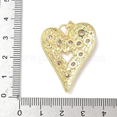 Латунные микро проложить кубического циркония подвески KK-L239-062G-01-1