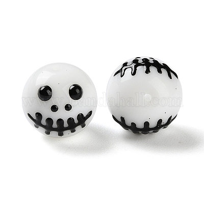 Нити стеклянных бусин для выпечки на тему Хэллоуина LAMP-L078-001A-1