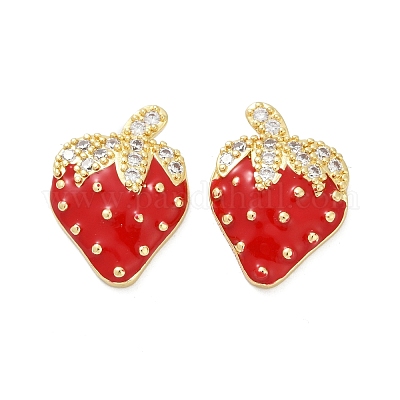 Серьги-гвоздики из циркония EJEW-F895-27C-01G-1