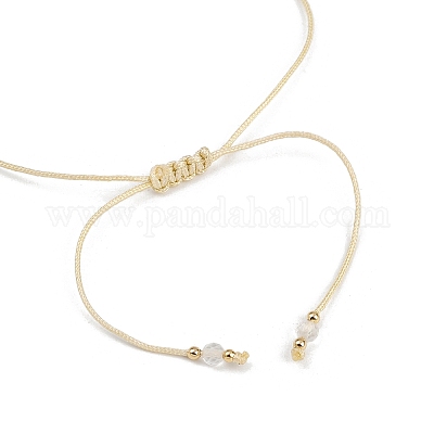 Браслеты из бисера с созвездиями из натуральных драгоценных камней NR2952-2-1