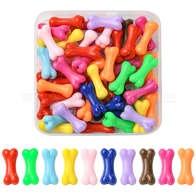 50 Stück Acrylperlen mit UV-Beschichtung&nbsp;PACR-FS0001-09-1