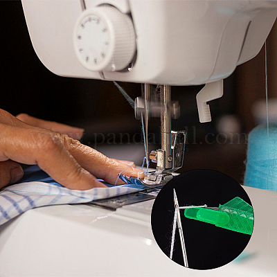 Multicolor Sewing Machine Quick Needle Threader Stitch Insertion