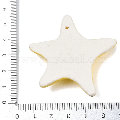 Ручной работы фарфора большие кулоны&nbsp;LS-PORC-D026-01B-1