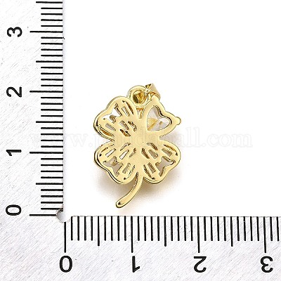 Стойки обшивки латунь микро проложить Циркон подвеску KK-K401-83G-1