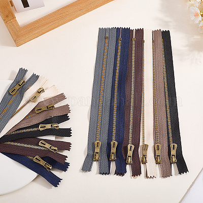 12 шт. двухцветная нейлоновая застежка-молния FIND-GF0008-20B-1