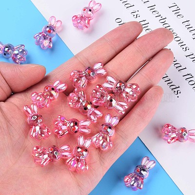 Прозрачные акриловые бусины MACR-S373-81-Q04-1