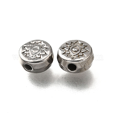 Бусины из нержавеющей стали 304 STAS-V009-13A-P-1