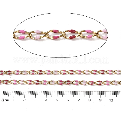 Ионное покрытие (ip) 304 нержавеющая сталь эмалированная звеньевая цепь CHS-H027-01G-03-1