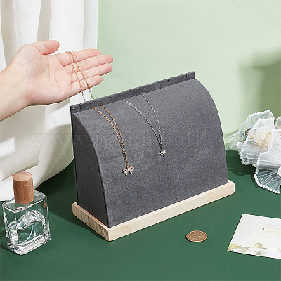 Подставки для ожерелья из искусственной кожи NDIS-WH0006-19B-1