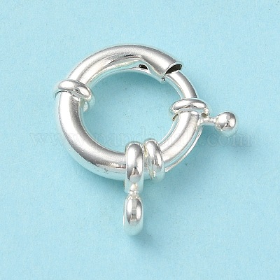 Экологически чистые латунные пружинные кольцевые застежки KK-D082-02S-C-1