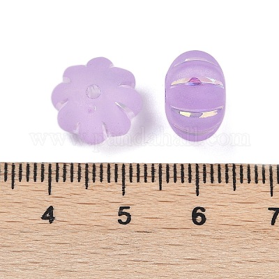 Матовые прозрачные акриловые бусины X1-OACR-P029-03B-04-1