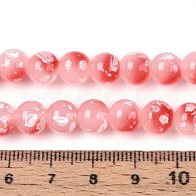 Выпечка краска бисер пряди DGLA-N015-8mm-03-1