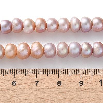 Нити из натурального культивированного пресноводного жемчуга PEAR-I007-02N-02B-1