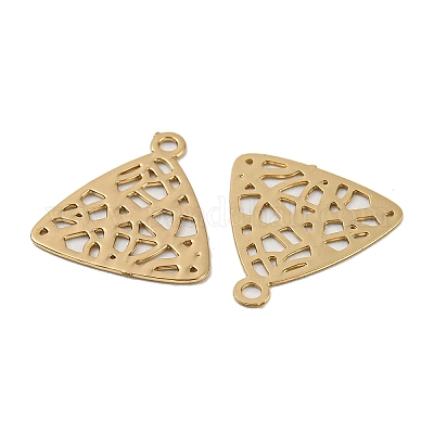 Подвески из латунного травленого металла KKC-D001-26KCG-1