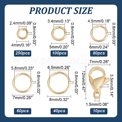 Застежки-карабины из нержавеющей стали 304 DIY-PH0021-58A-1