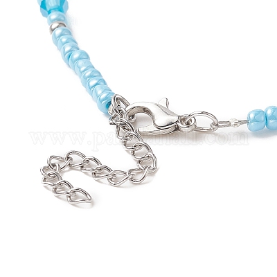 Ожерелье со стразами NJEW-JN04259-1