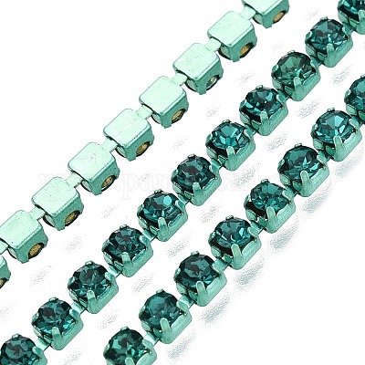Catene della tazza del rhinestone di ferro&nbsp;CH-A008-01J-1