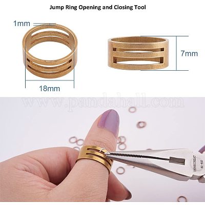 Железные сплит кольца IFIN-PH0001-4mm-12P-1