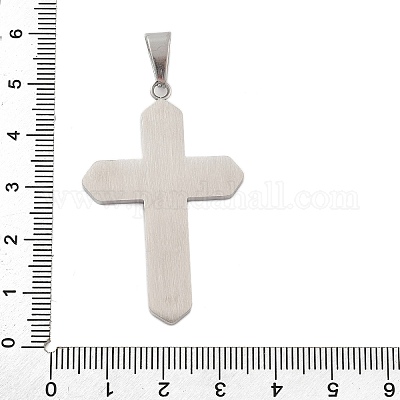 Подвески из нержавеющей стали 304 со стразами STAS-G346-47C-P-1