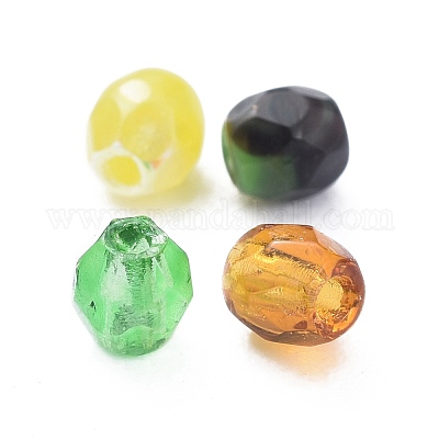 Полированные чешские стеклянные бусины LAMP-D180-16B-03-1