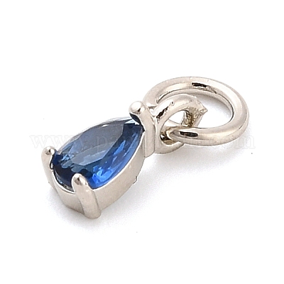 Латунные микро проложить кубического циркония подвески KK-H527-13P-02-1