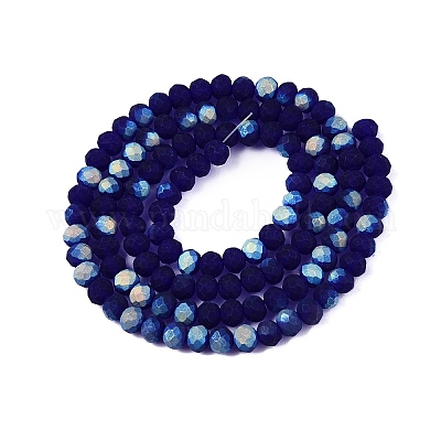 Прозрачные стеклянные бусины EGLA-A044-T4mm-MB06-1