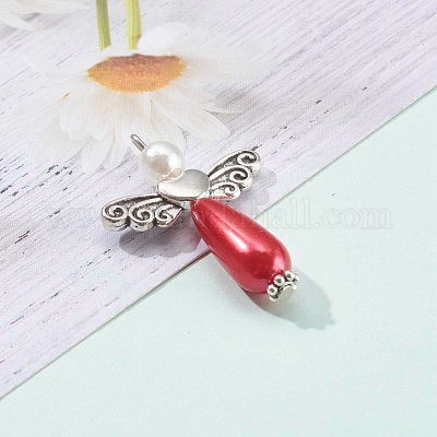 Имитация жемчуга акриловыми подвесками PALLOY-JF00620-1