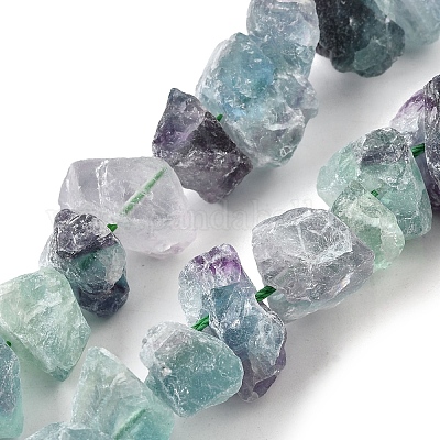 Природных красочные флюорита бисер нитей G-I283-F08-1