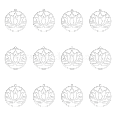 12 шт. подвески из нержавеющей стали 201 STAS-UN0048-73-1