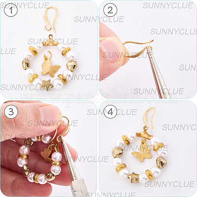 40 шт латунные серьги крючки KK-SC0006-53G-1