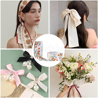 1 рулон односторонних печатных полиэстеровых репсовых лент SRIB-CY0001-12B-1