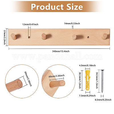 Деревянная стойка для колышков FIND-WH0139-255-1